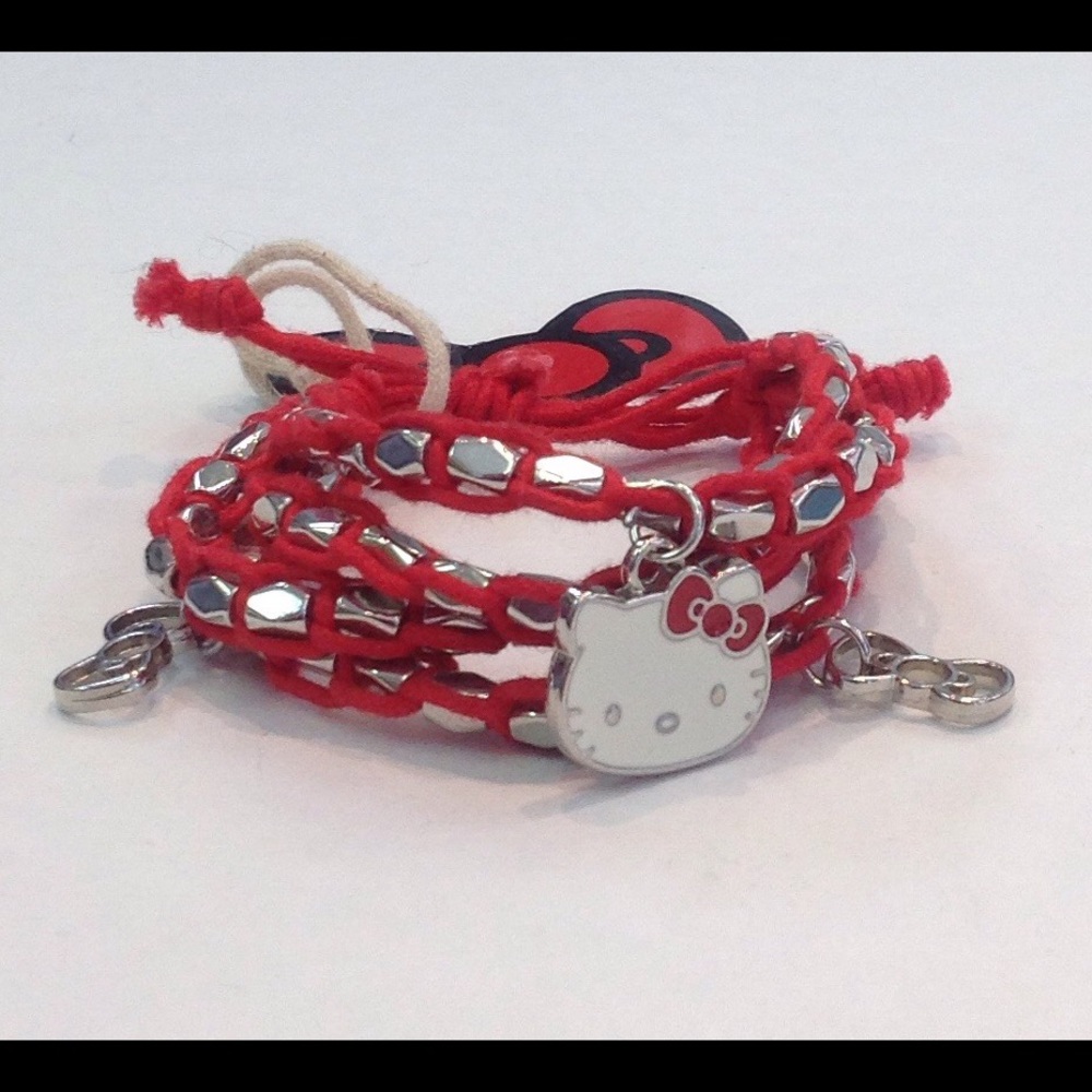 COPY - Hello kitty braided wrap bracelet.